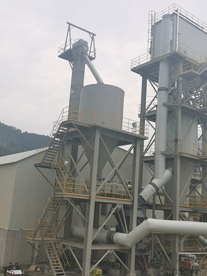 Système de meulage HVM 3700 de moulin de scories verticales de barytine d'OEM