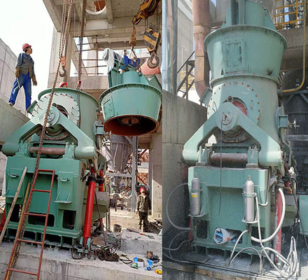 Ligne de production de poudre minérale ultrafinée pour usine verticale