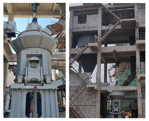 Système de meulage de ciment cru vertical du moulin VRM de 85T/H-730T/H HVM