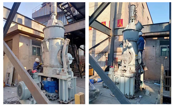 Usine verticale de moulin de rouleau du ciment 85-730T/H pour le meulage de quartz de charbon de matière première