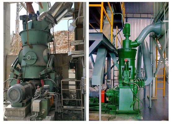 Pulverizer de meulage de moulin d'usine de quartz de graphite de bentonite