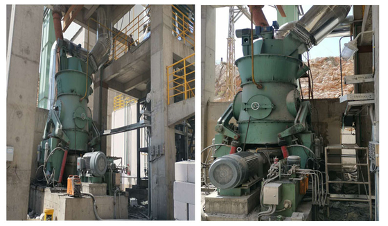 Maille de meulage de meulage de extraction de l'usine 1250 de quartz de moulin de carbonate de calcium vertical