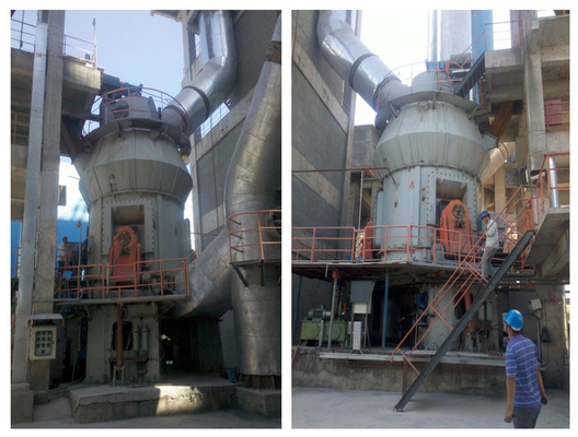 Machines d'exploitation de meulage de rouleau de moulin de dolomite de soufre vertical de graphite