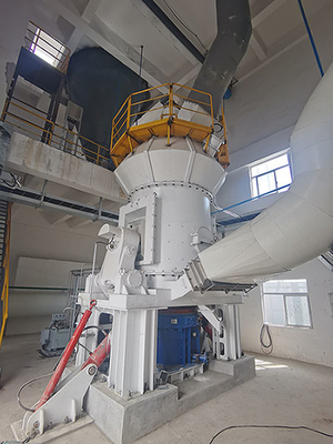 Moulin cru vertical Ultrafine de charbon à l'usine de ciment pour la chaîne de production de poudre de barytine de quartz de bauxite