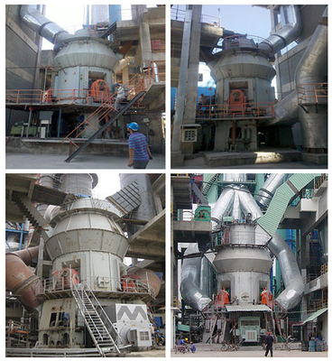 HVM dénomment le moulin vertical 100t/H de repas cru de rendement optimum protégé de la poussière de ciment